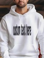 Mens Custom Text   Sweahoodie-Custom Sweahoodie-Crewneck-Gift For Mom-Funny Sweater-Gift For Her Hoodie