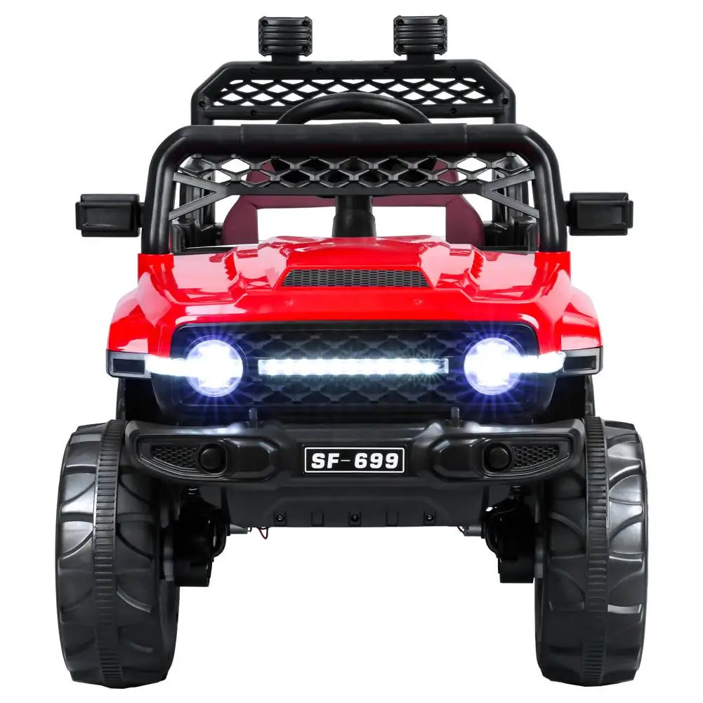 12V Kids Ride On Car, Electric 4WD 2-Seats Side by Side Ride On Toys Car, ATV Play Car, Off-Road Car Ride On Vehicle